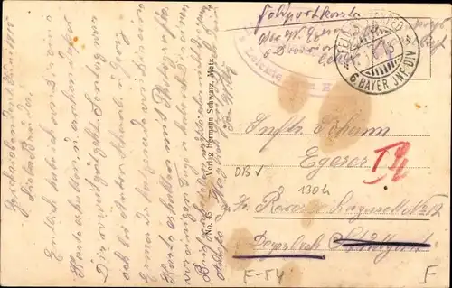 Ak Pannes Meurthe et Moselle, Kriegszerstörungen I. WK, Pferde