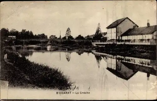 Ak Baccarat Meurthe et Moselle, La Creche