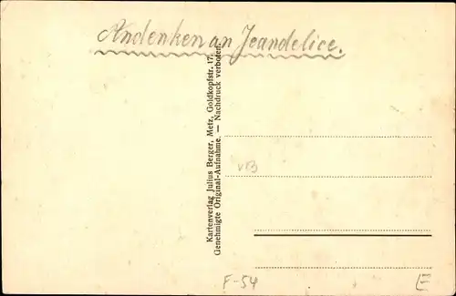 Ak Jeandelice Meurthe et Moselle, Zerschossene Sägemühle, I. WK