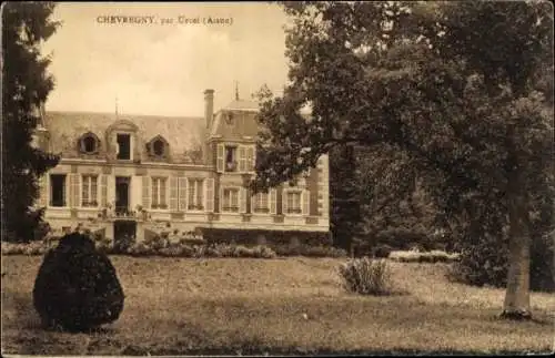 Ak Chevregny Aisne, Schloss