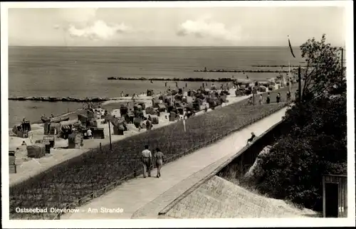 Ak Dziwnów Dievenow in Pommern, Strand