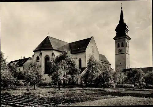 Ak Rottenbuch in Oberbayern, Pfarrkirche, Gesamtansicht