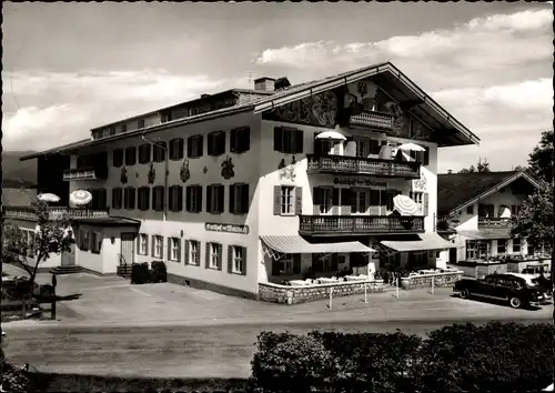 Ak Rottach Egern in Oberbayern, Hotel Gasthof Weissach