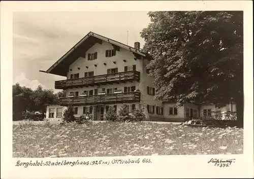 Ak Miesbach in Oberbayern, Berghotel Stadlberghaus