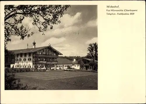 Ak Wörnsmühle Fischbauchau in Oberbayern, Widenhof