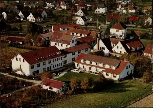 Ak Bad Holzhausen Lübbecke in Ostwestfalen, Ortsansicht, Vogelschau