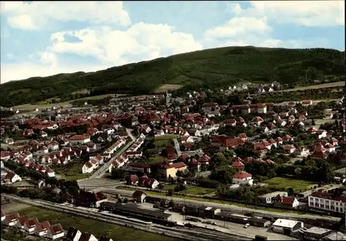 Ak Lübbecke in Westfalen, Teilansicht, Vogelschau