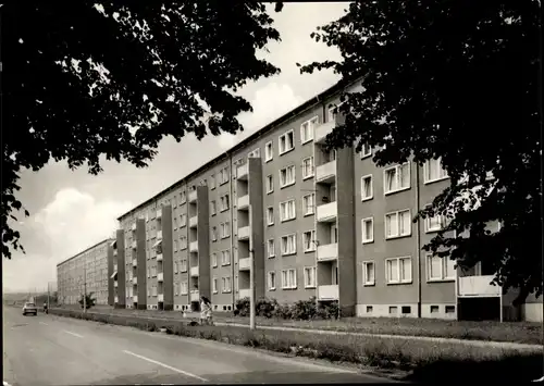 Ak Neukieritzsch in Sachsen, Neubaugebiet Nord, Plattenbauten