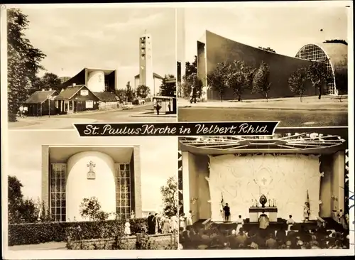 Ak Velbert im Rheinland, St. Paulus Kirche