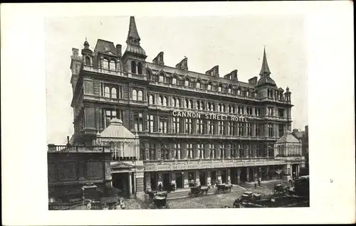 Ak London City England, Cannon Street Hotel