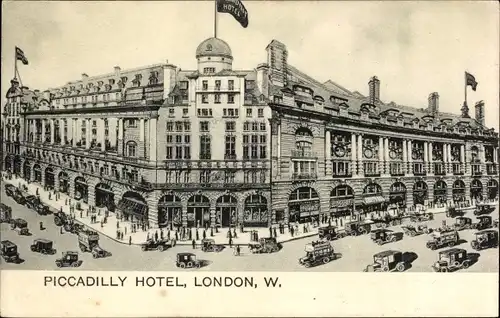 Ak London City England, Piccadilly Hotel
