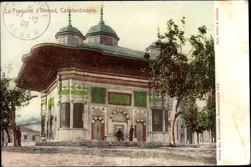 Ak Konstantinopel Istanbul Türkei, La Fontaine d'Ahmed