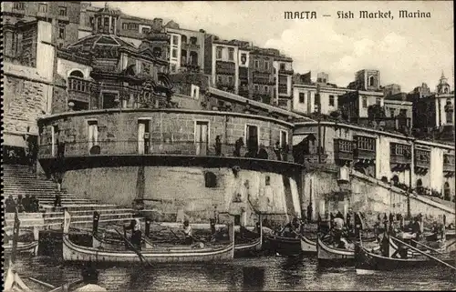 Ak Malta, Fish Market, Marina