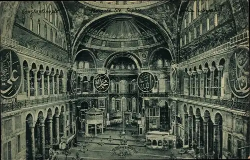 Ak Konstantinopel Istanbul Türkei, Mosquee Sainte Sophie