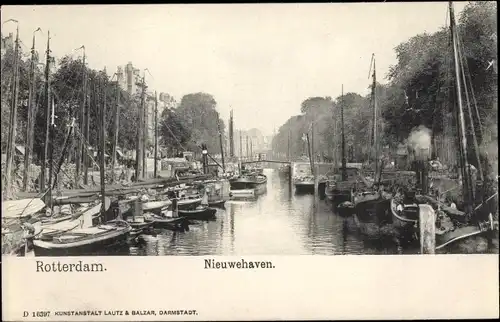 Ak Rotterdam Südholland Niederlande, Nieuwehaven