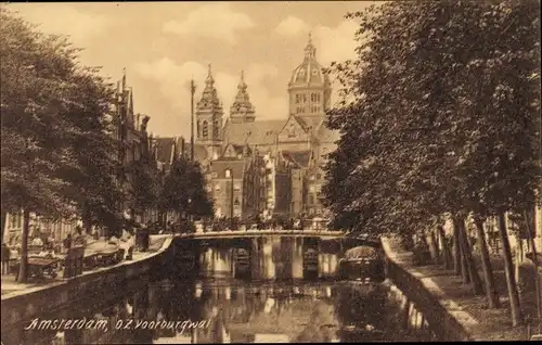 Ak Amsterdam Nordholland Niederlande, O. Z. Voorburgwal