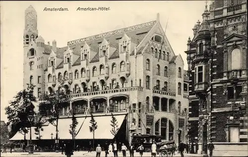 Ak Amsterdam Nordholland Niederlande, American Hotel