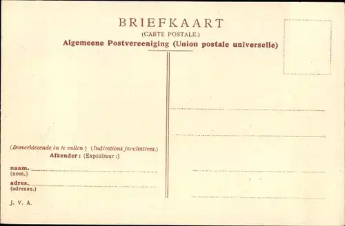 Ak Amsterdam Nordholland Niederlande, Postkantoor