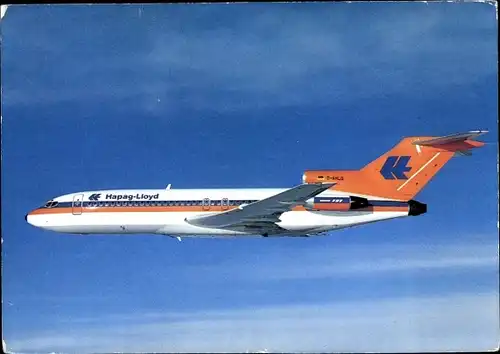 Ak Passagierflugzeug Boeing Jet 727 100 der Hapag Lloyd