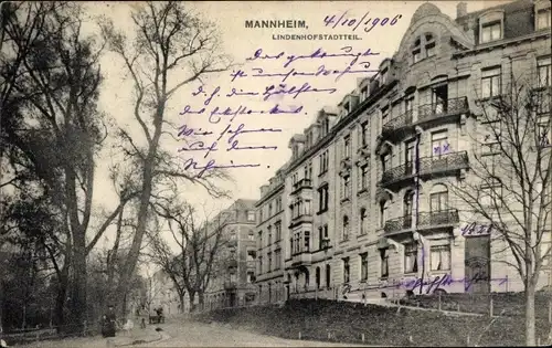Ak Mannheim in Baden, Stadtteil Lindenhof