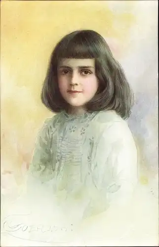 Künstler Ak Guerzoni, Prinzessin Mafalda von Italien, Portrait