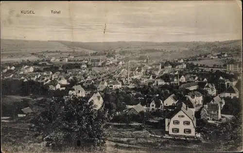 Ak Kusel in der Pfalz, Totalansicht
