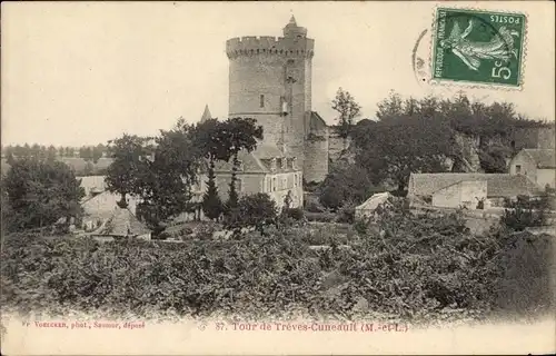 Ak Trèves-Cunault Maine et Loire, la tour de Trèves