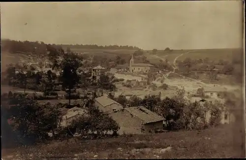 Foto Ak Romagne Lothringen Meuse, Blick auf den Ort