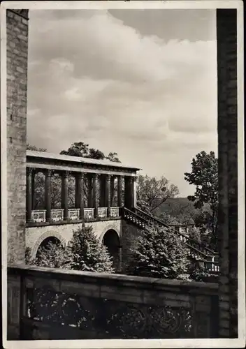 Ak Potsdam, Blick zum Pfingstberg, Treppenaufgang, Bäume