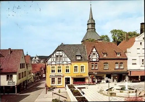 Ak Büren in Westfalen, Markt und Burgstraße