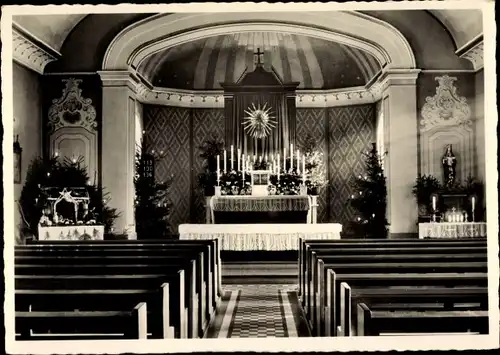 Ak Barkhausen Buer Melle in Niedersachsen, Kirche, Innanansicht