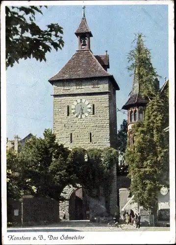 Ak Konstanz am Bodensee, Schnetztor