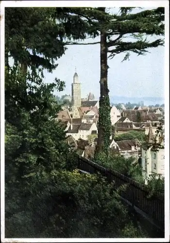 Ak Überlingen am Bodensee, Stadtblick