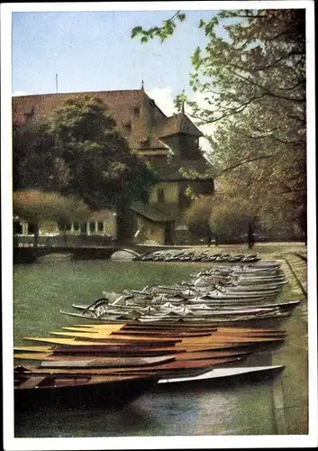 Ak Konstanz am Bodensee, Gondelhafen mit Konzil