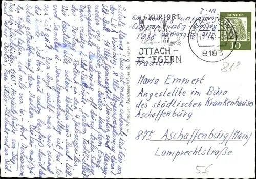 Ak Rottach Egern in Oberbayern, Gasthof Glasl, Seeblick, Hausansicht