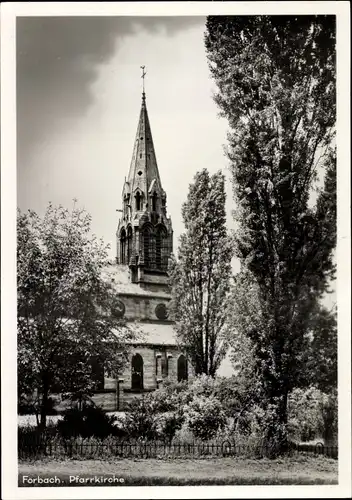 Ak Forbach im Schwarzwald, Pfarrkirche