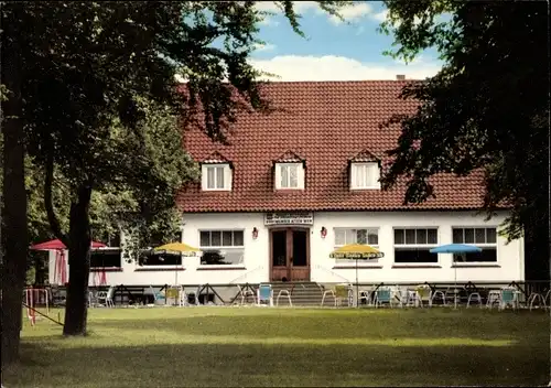 Ak Bad Laer am Teutoburger Wald, Schützenhaus auf Blomberg's Höhen