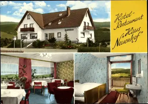 Ak Waldbröl im Oberbergischen Land, Hotel Restaurant Haus Neuenhof