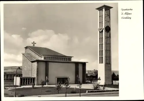 Ak Würzburg am Main Unterfranken, Pfarrkirche St. Alfons