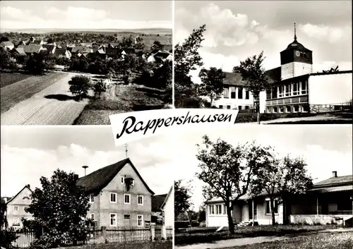 Ak Rappershausen im Grabfeld Unterfranken, Ortspartien, Kirche, Totale