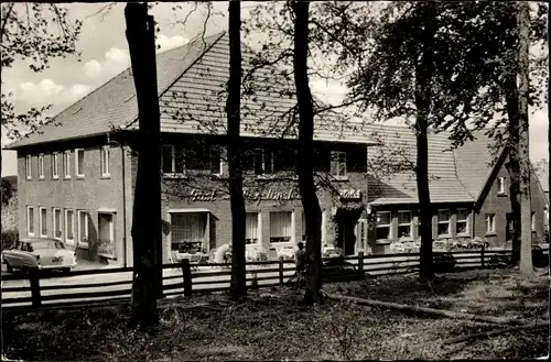 Ak Sieversen Rosengarten Niedersachsen, Hotel Pension