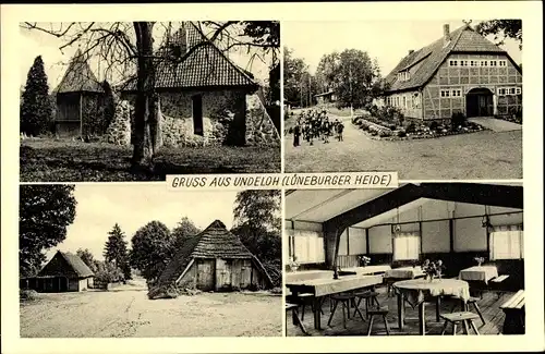 Ak Undeloh b. Hanstedt Lüneburger Heide, Gasthof