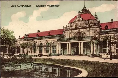 Ak Bad Oeynhausen in Westfalen, Kurhaus, Mittelbau