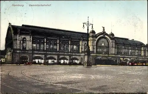 Ak Hamburg Mitte Altstadt, Dammtorbahnhof