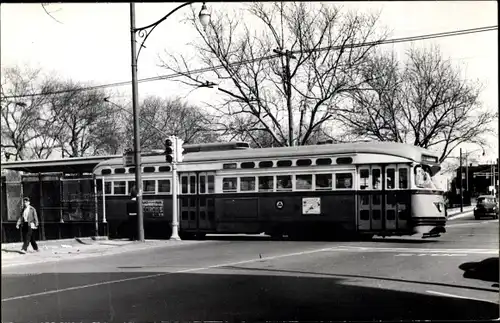 Foto Newark New Jersey USA, Straßenbahn, Orange Street