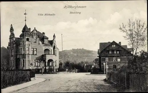 Ak Hildburghausen in Thüringen, Villa Michaelis, Stadtberg