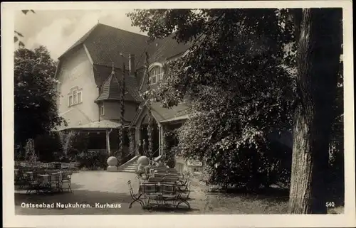 Ak Pionerski Neukuhren Ostpreußen, Kurhaus, Terrasse