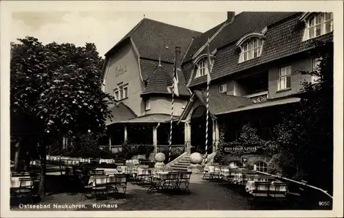 Ak Pionerski Neukuhren Ostpreußen, Kurhaus, Terrasse