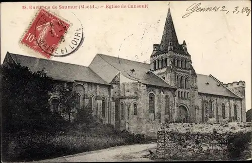 Ak Cunault Maine et Loire, l'Église