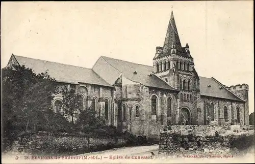 Ak Cunault Maine et Loire, l'Église